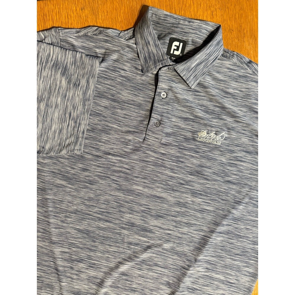 FootJoy Golf Polo Shirt Mens XL Gray Heather Stretch Performance FJ EUC‎